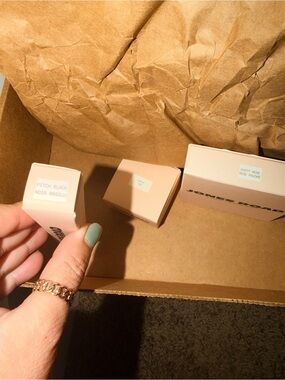 Jones Road Dusty Rose, cheeky mini balm & Pitch Black Makeup - Women Makeup